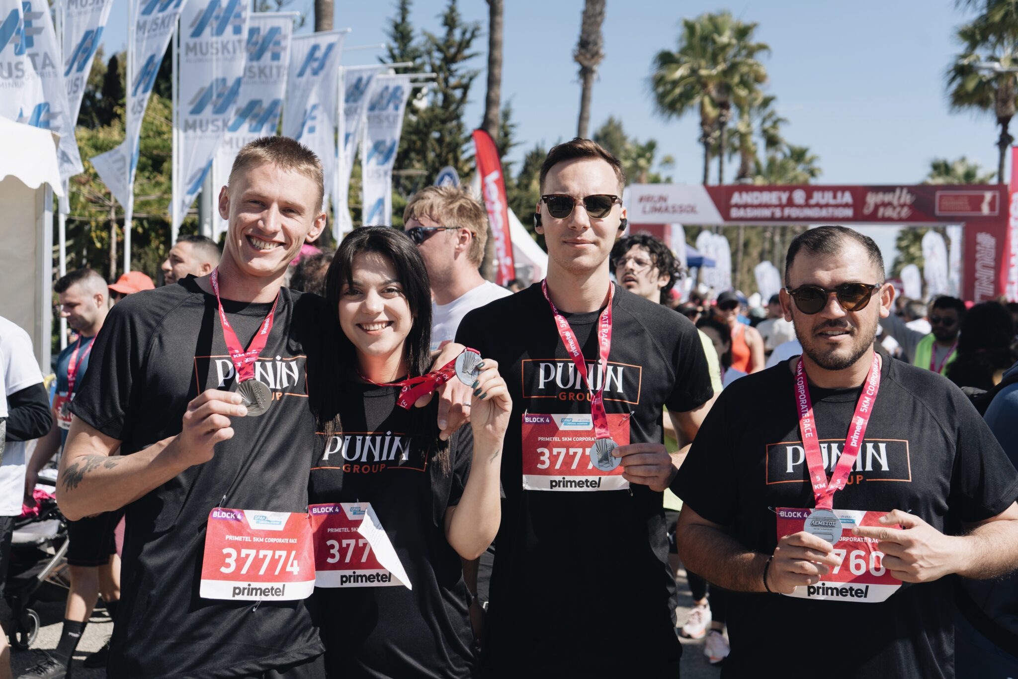 Ο Όμιλος PUNIN GROUP στήριξε και φέτος τον ΟΠΑΠ Μαραθώνιο Λεμεσού