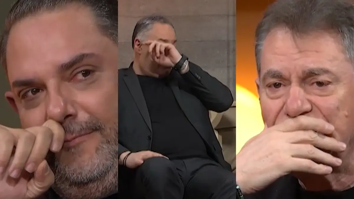 «Λύγισαν» οι γιοι του Στράτου Διονυσίου on air – Ο λόγος που τους έκανε να δακρύσουν