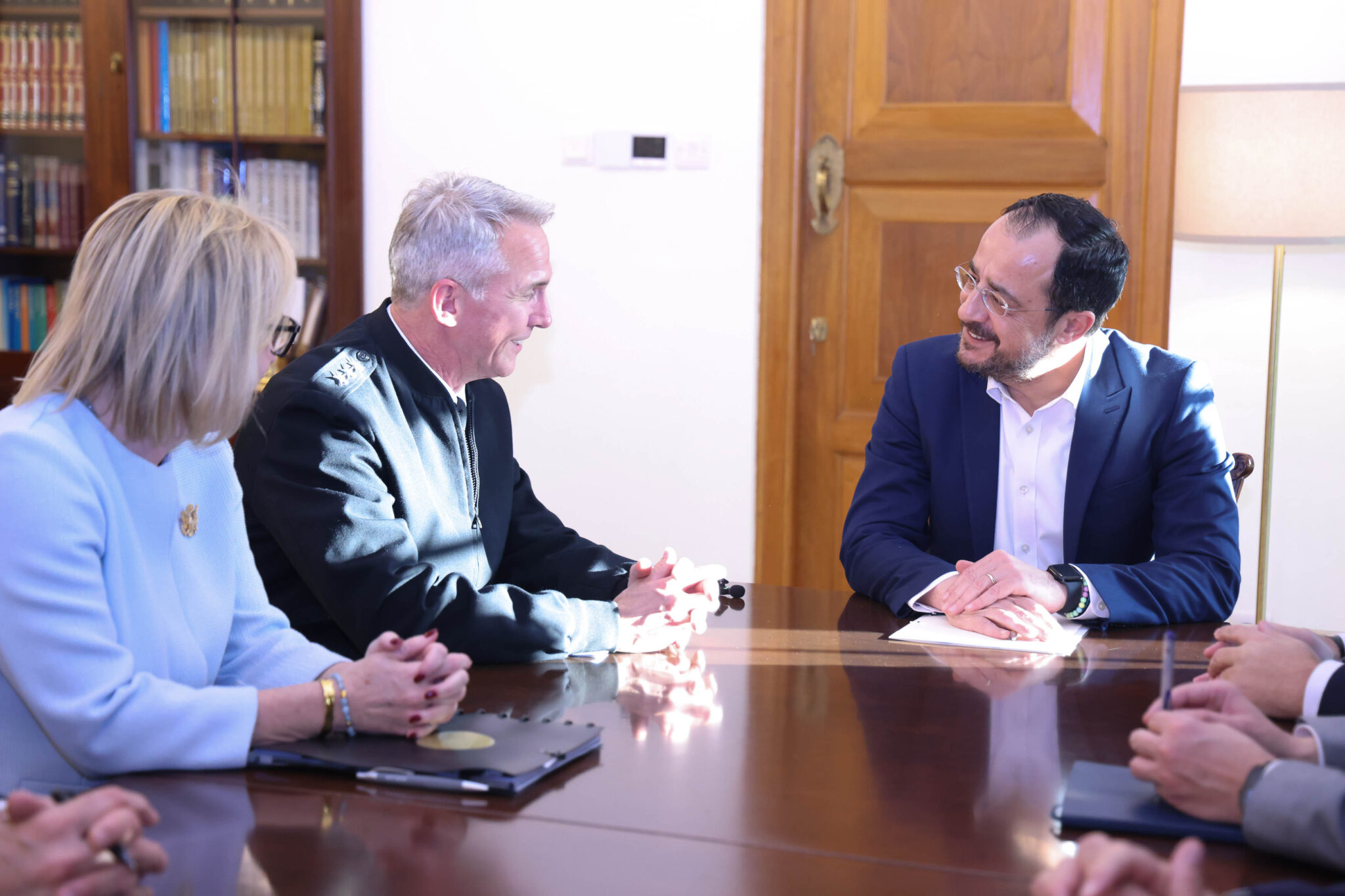 ΠτΔ προς Αντιναύαρχο Anderson: «Είστε ο πιο ισχυρός δεσμός της εξαίρετης συνεργασίας μας»