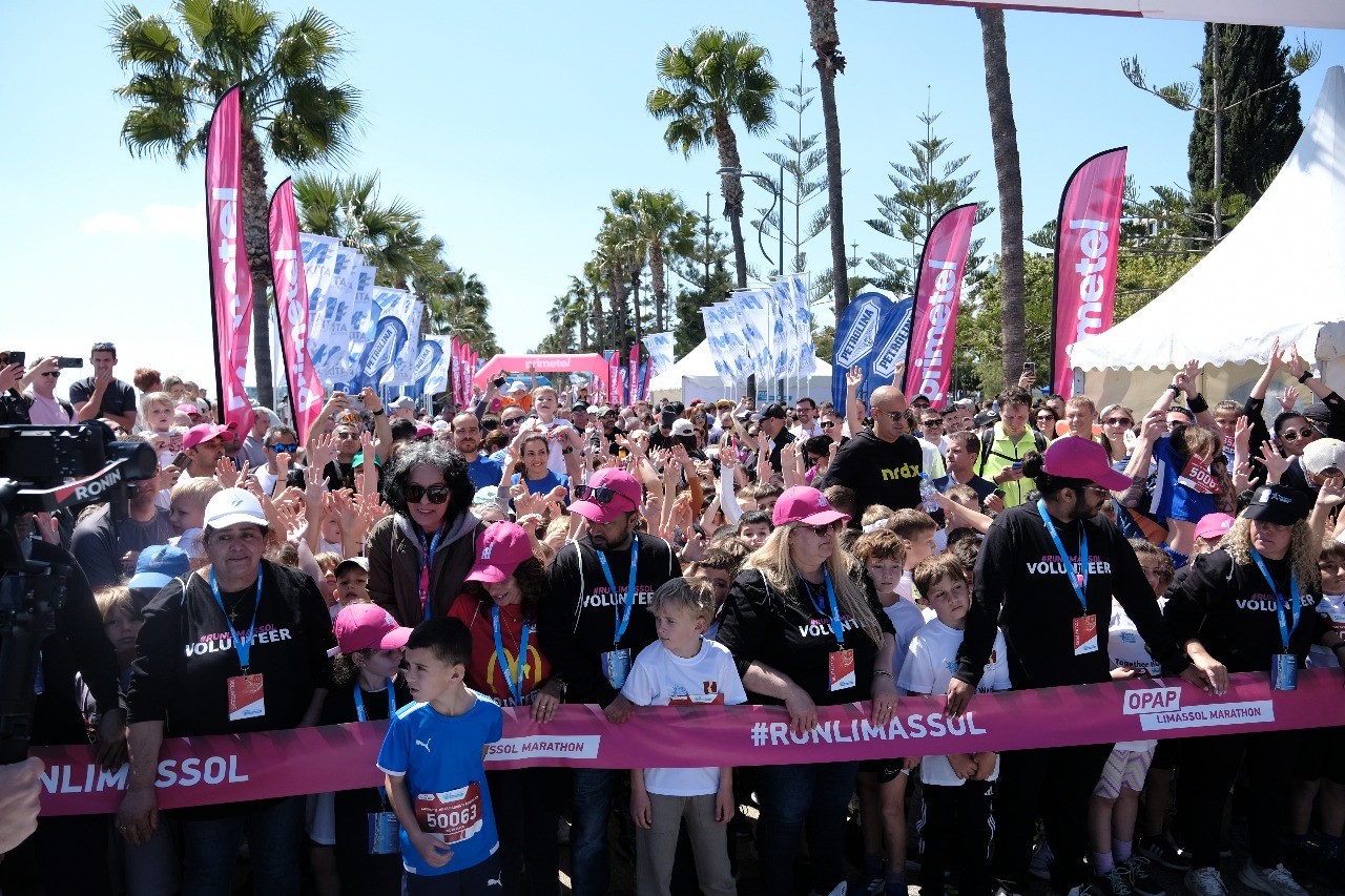 Χιλιάδες παιδικά χαμόγελα στο Andrey & Julia Dashin Foundation Youth Race 1ΚΜ του ΟΠΑΠ Μαραθωνίου Λεμεσού