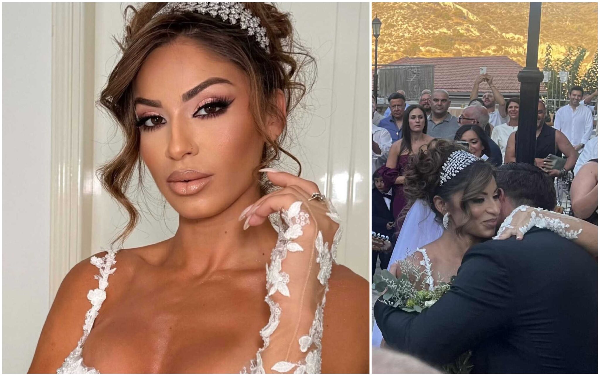 Νάταλι Κάτερ: Το εντυπωσιακό bridal look της