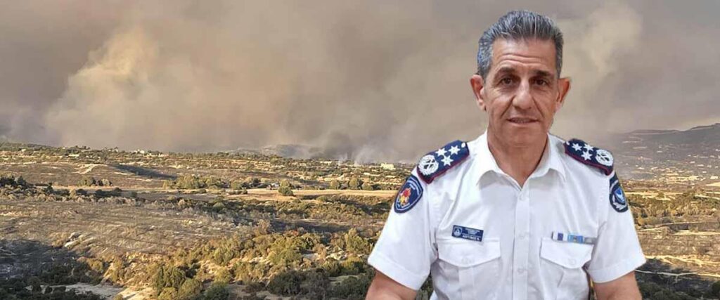 Επιμένει σε εμπρησμό ο Λογγίνος: «Πώς μπορούν να βρεθούν τόσα αποτσίγαρα μέσα σε λίγα μέτρα;»