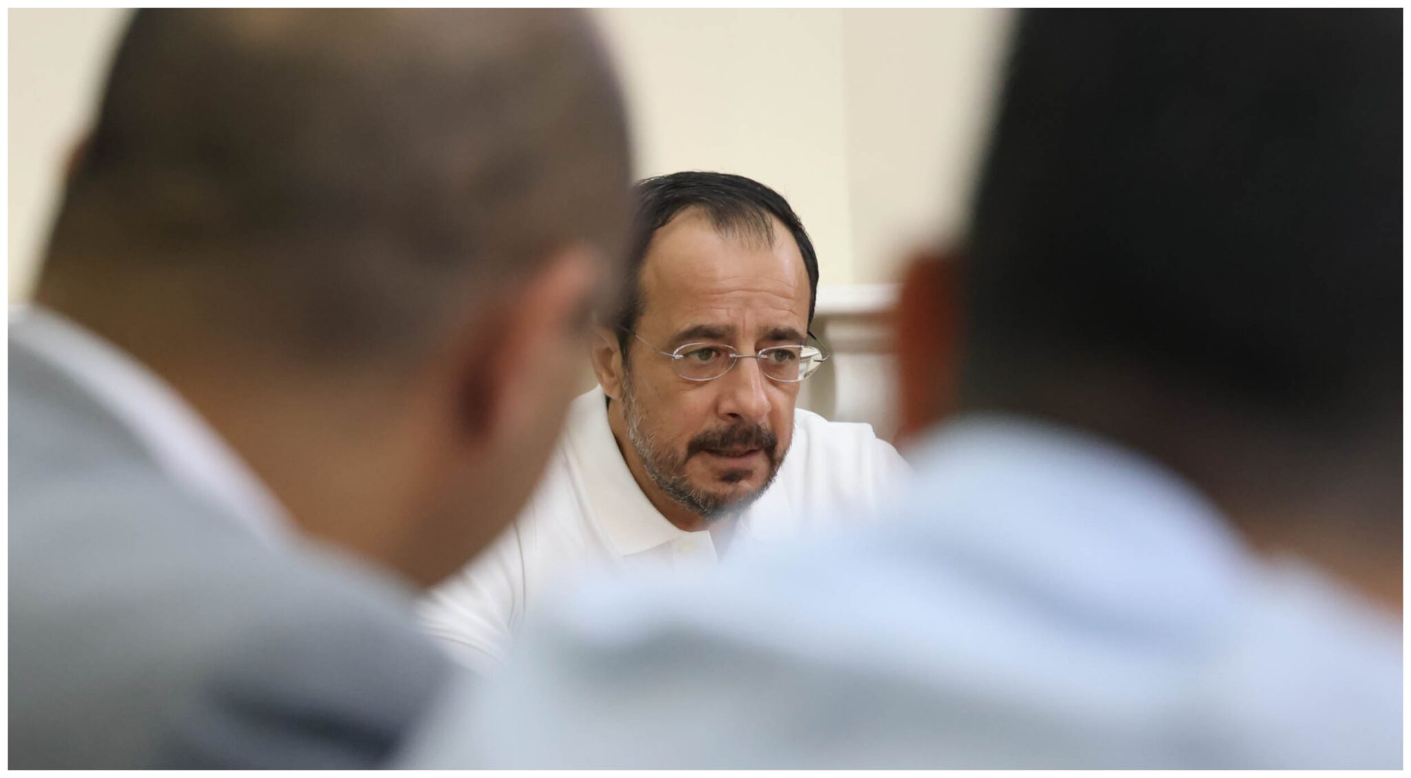 Η ενδυματολογική επιλογή του Χριστοδουλίδη που ξεχώρισε στο Υπουργικό του Τροόδους (ΦΩΤΟ)