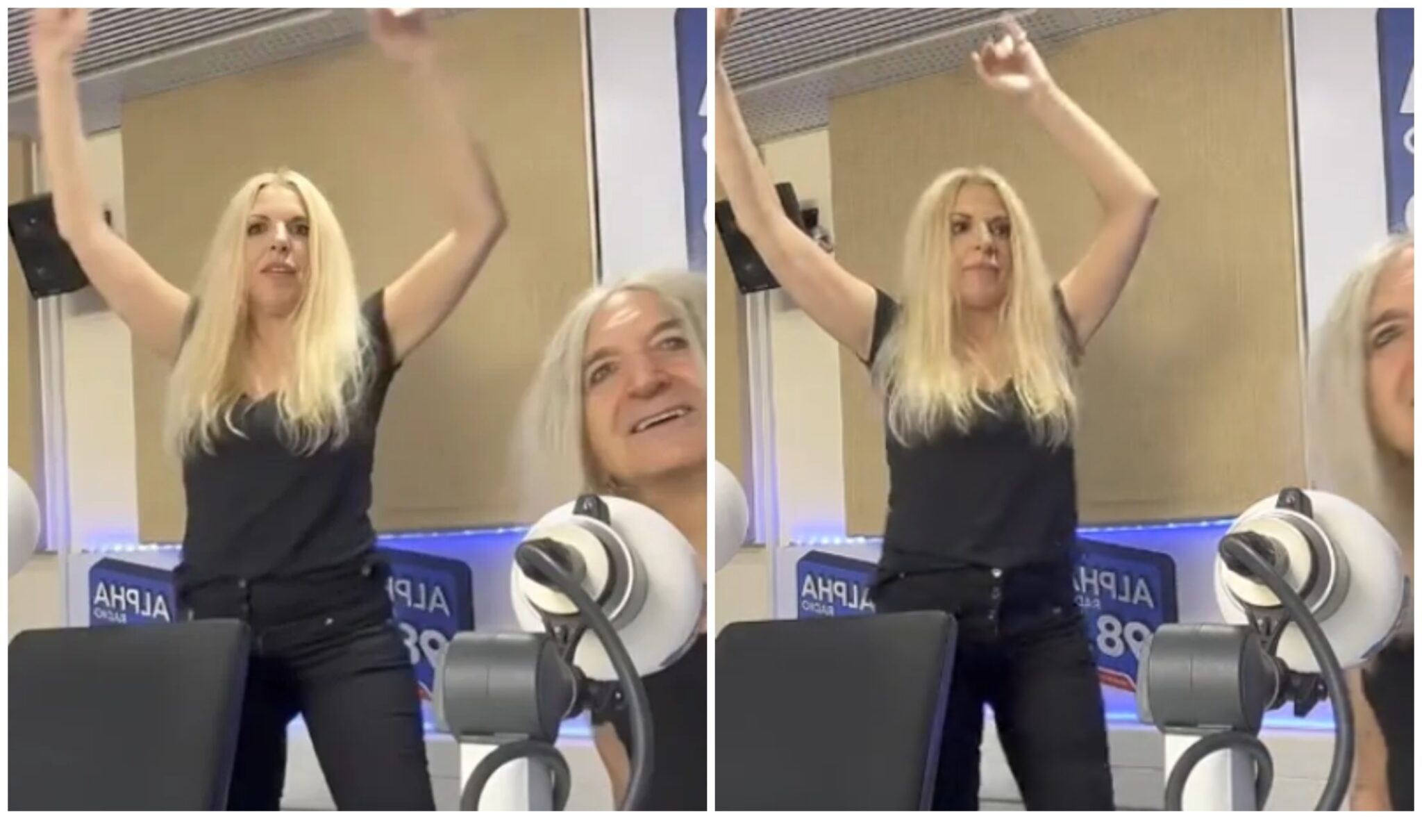 Το τσιφτετέλι της Αννίτας Πάνια μπροστά στον Νίκο Καρβέλα (ΒΙΝΤΕΟ)