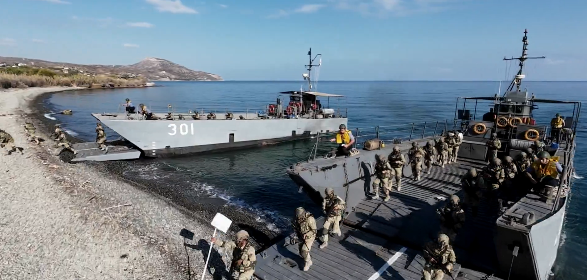 «Μεσογειακή Καταιγίδα»: Στρατιωτική άσκηση στα κατεχόμενα με αλιξεπτωτιστές και τανκς (ΒΙΝΤΕΟ)