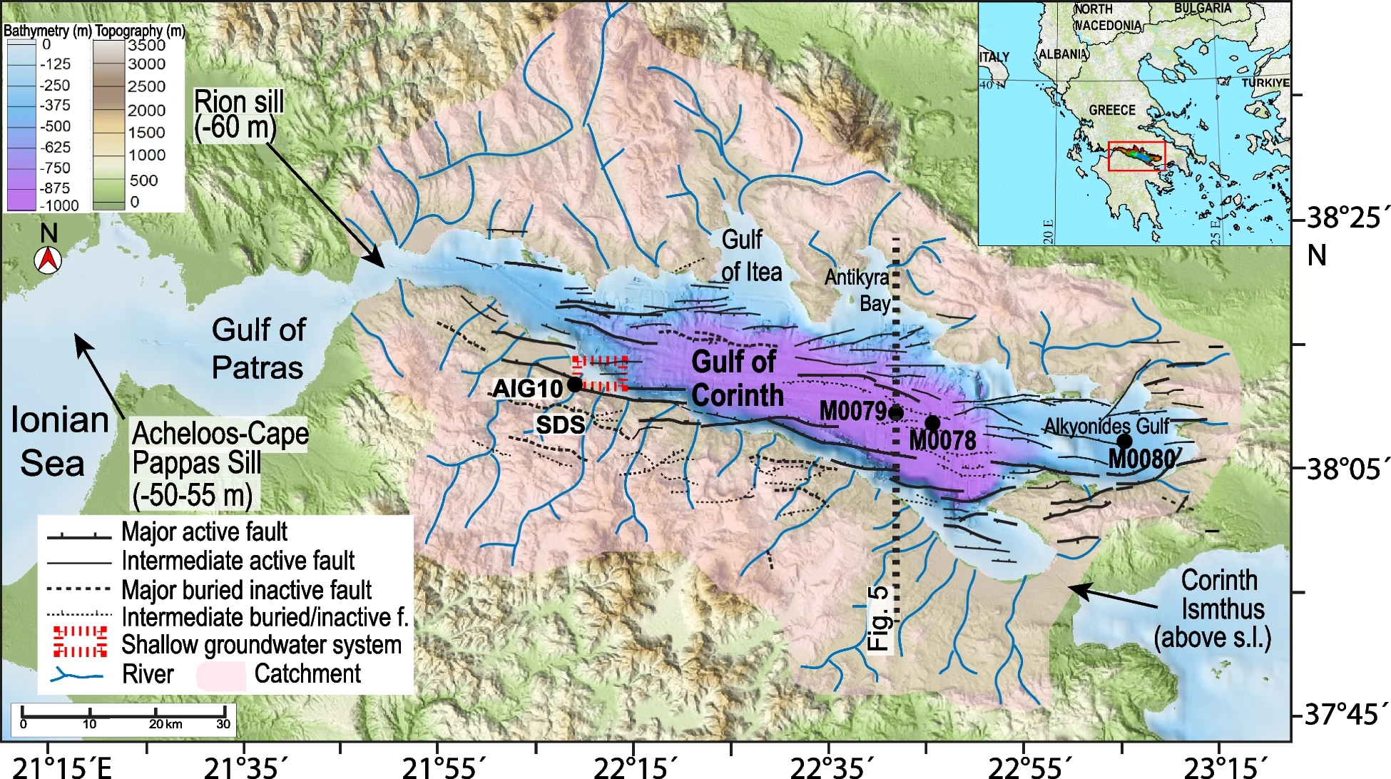 Υδάτινο σύστημα ηλικίας 800.000 ετών, ανακαλύφθηκε στον Κορινθιακό Κόλπο