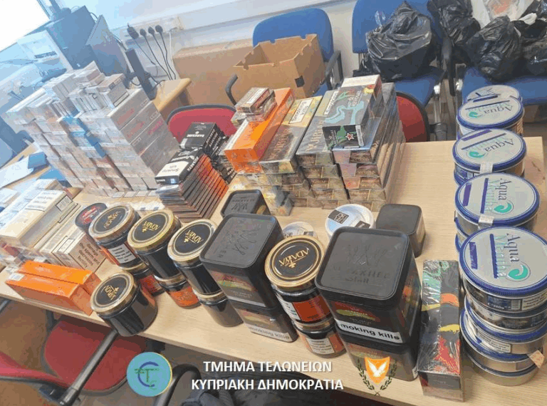 ΦΩΤΟ: «Καμπάνα» €20.000 σε δύο Τ/κ, τους τσάκωσαν να κόβουν βόλτες στην Λάρνακα με αδασμολόγητα καπνικά