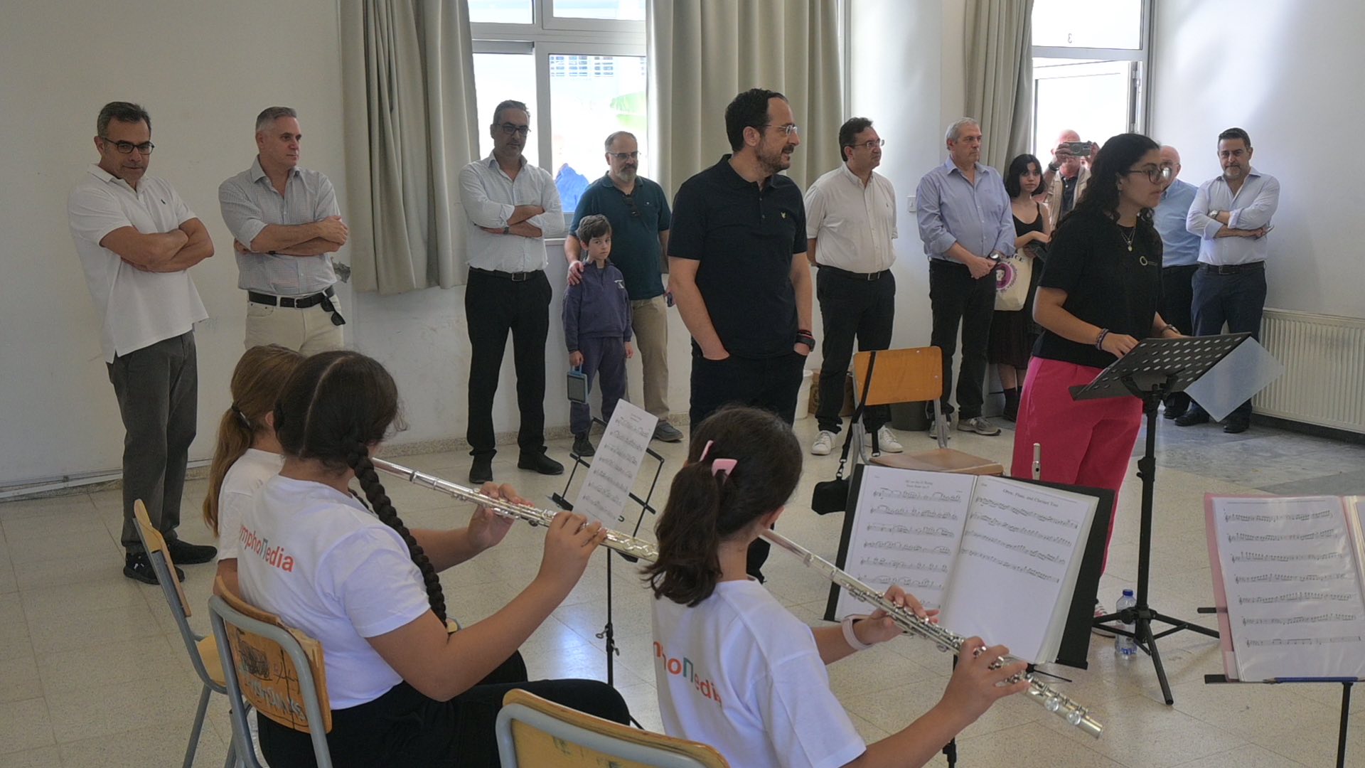 «Είμαστε περήφανοι»: Τα παιδιά της Συμφωνικής Ορχήστρας Νέων επισκέφθηκε ο ΠτΔ