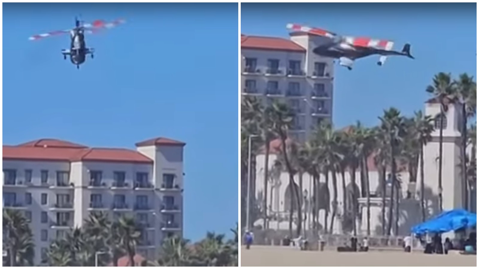 ΒΙΝΤΕΟ: Η στιγμή της συντριβής ελικοπτέρου σε παραλία της Καλιφόρνια