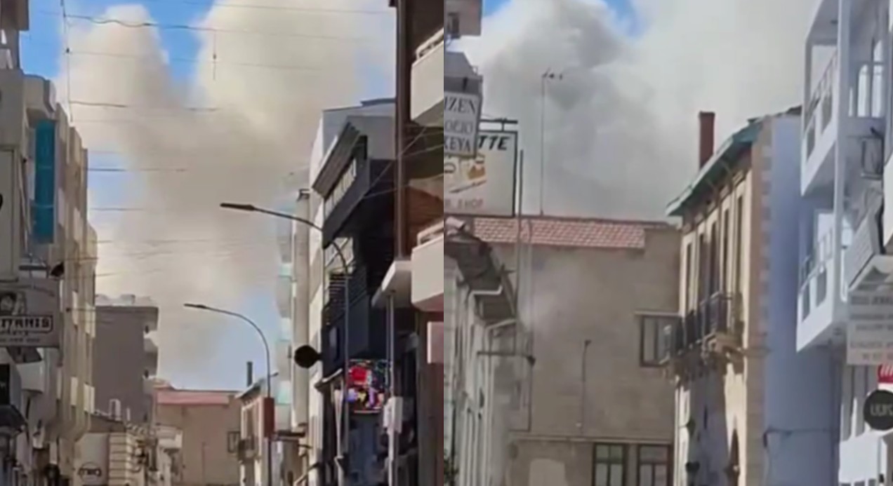 ΒΙΝΤΕΟ: Πυρκαγιά σε ταχυφαγείο στη Λάρνακα, τραυματίστηκε γυναίκα ενώ προσπαθούσε να εξέλθει