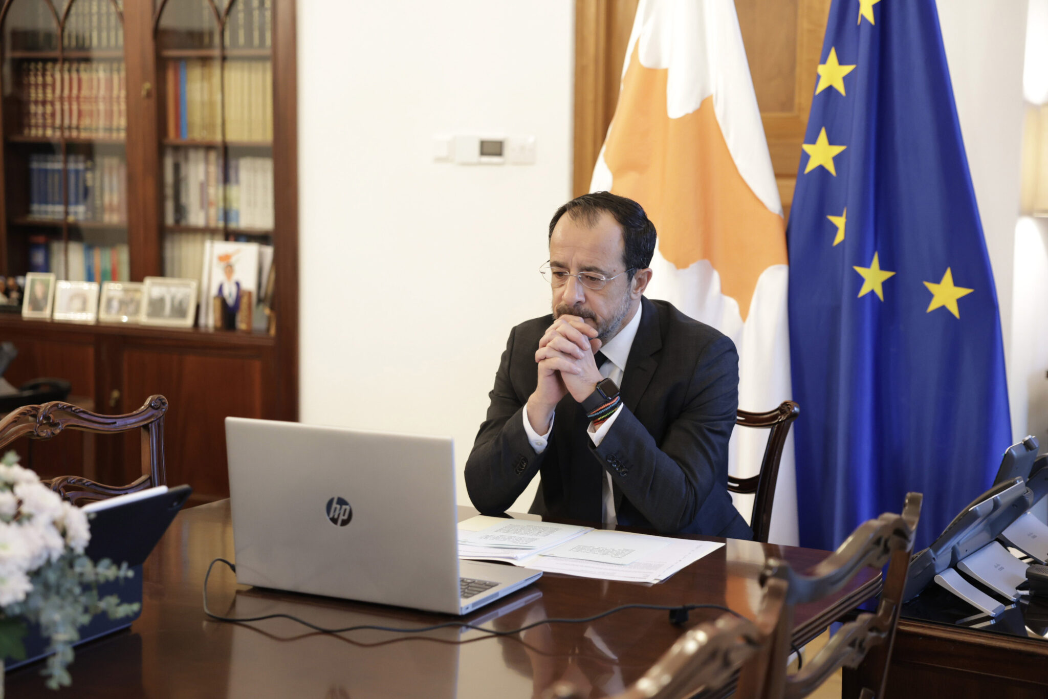 Ανέλυσε την πρωτοβουλία της ΚΔ για τη Γάζα ο ΠτΔ σε τηλεδιάσκεψη του ΕΛΚ