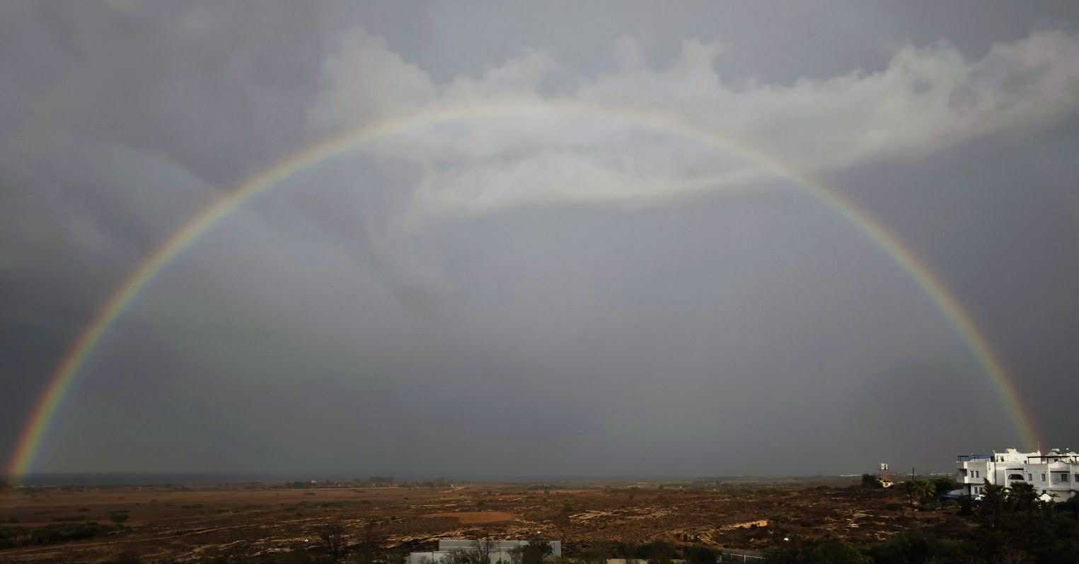 ΒΙΝΤΕΟ: Ουράνιο τόξο πάνω από την κατεχόμενη Αμμόχωστο