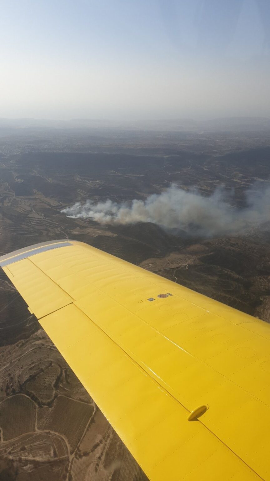 Μεγάλη φωτιά στην Κοινότητα Πάχνας, στην μάχη και πτητικά μέσα (ΦΩΤΟ)
