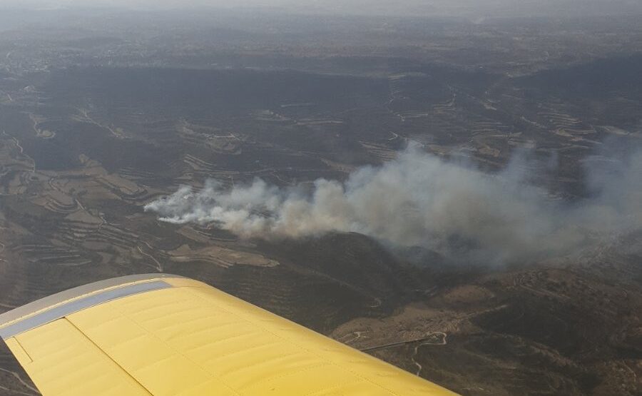 Μεγάλη φωτιά στην Κοινότητα Πάχνας, στην μάχη και πτητικά μέσα (ΦΩΤΟ)