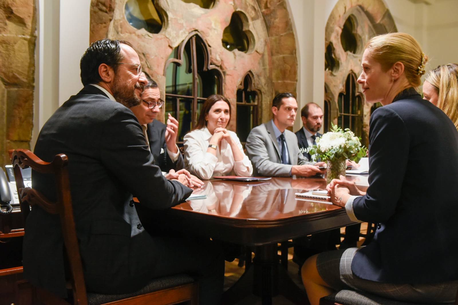 Ο ρόλος της ΕΕ στο Κυπριακό κι ρόλος της Κύπρου στη Μ. Ανατολή στη συνάντηση ΠτΔ-Κάλας