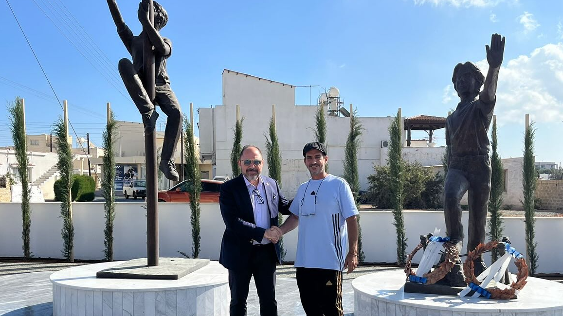 ΦΩΤΟ: Πήρε την τελική του μορφή το μνημείο Ισαάκ και Σολωμού