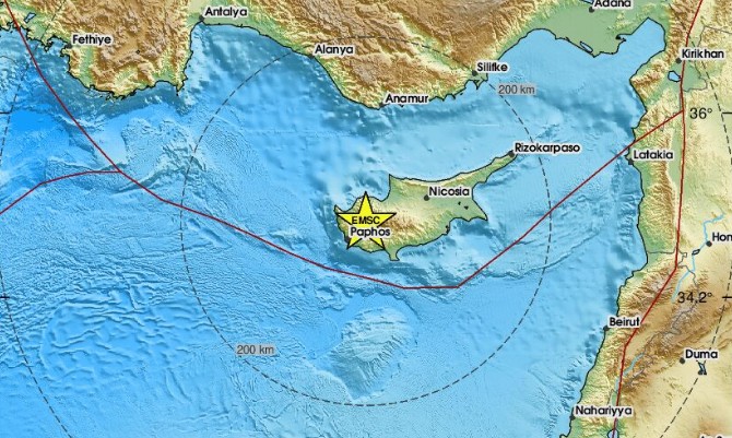 Ακόμη δύο σεισμοί τα ξημερώματα στην Πάφο
