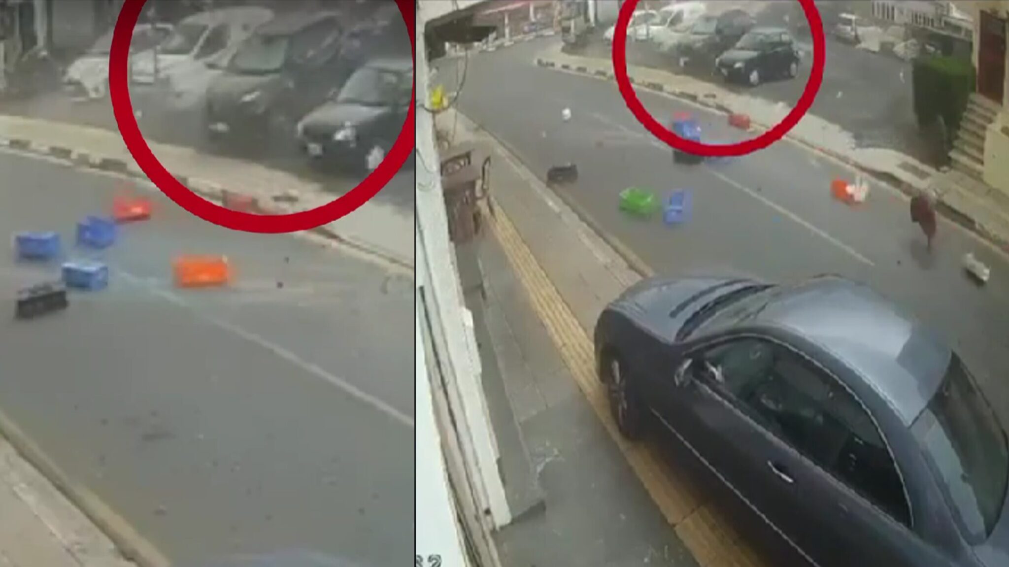 Απίστευτες εικόνες: Όχημα ανασηκώνεται από τον καταστροφικό ανεμοστρόβιλο στο Αυγόρου