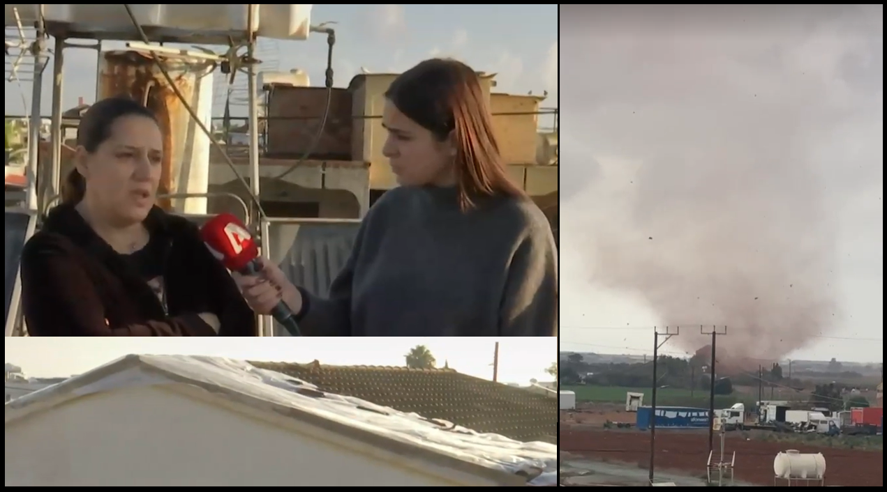 «Τώρα ήταν να κοπούμε»: Οι στιγμές τρόμου που έζησε η κ. Γεωργία από το χτύπημα του ανεμοστρόβιλου