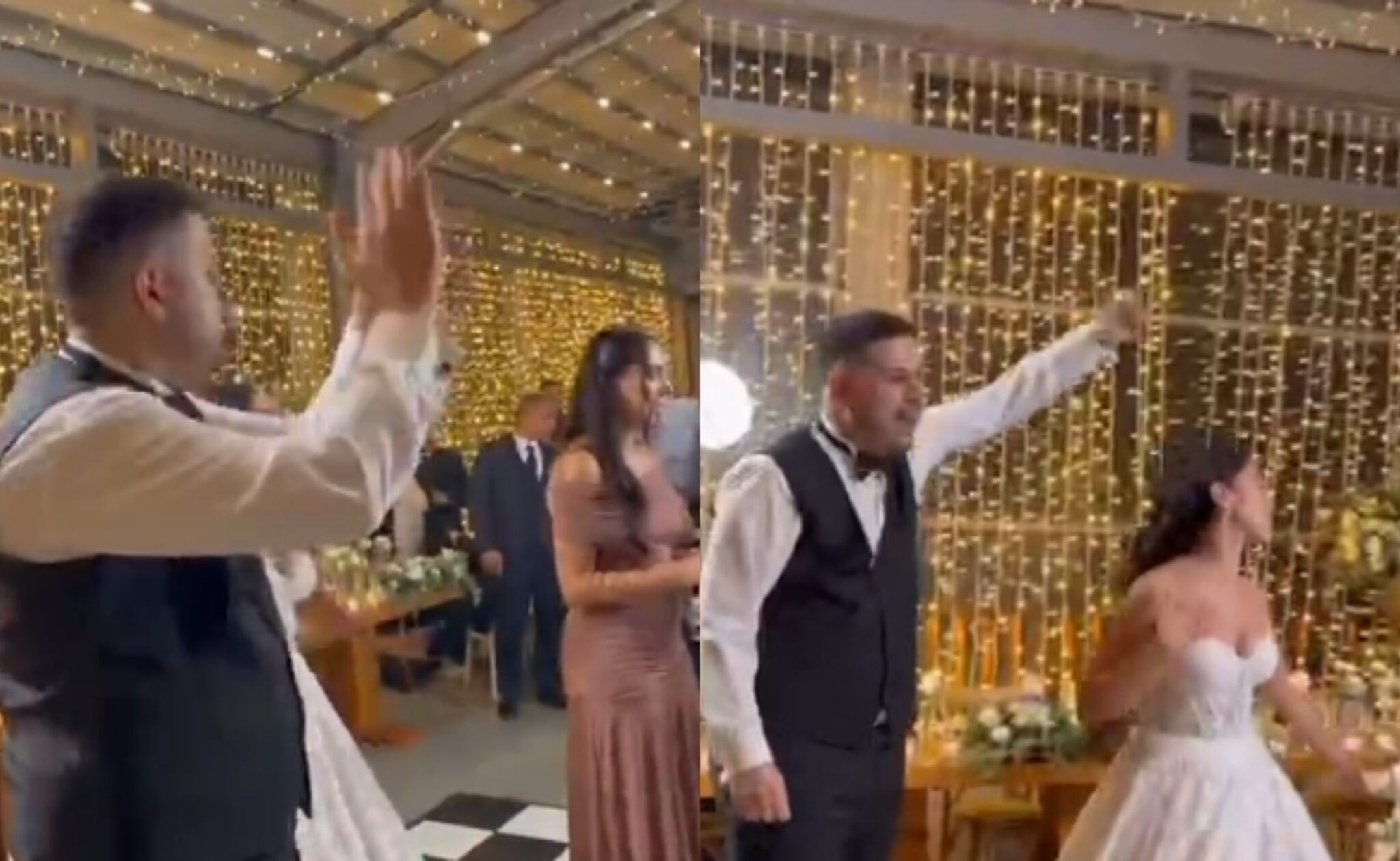 Γαμπρός έκανε είσοδο με σύνθημα του ΠΑΟ – Η νύφη απάντησε με Ρέμο (ΒΙΝΤΕΟ)