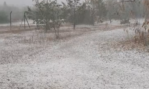 Χαλαζόπτωση και έντονες βροχές στη Λάρνακα (ΒΙΝΤΕΟ)