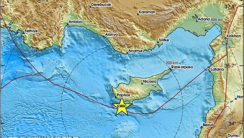 «Χορός» μετασεισμών στην Κύπρο, παρακολουθεί το Τμήμα Γεωλογικής Επισκόπησης