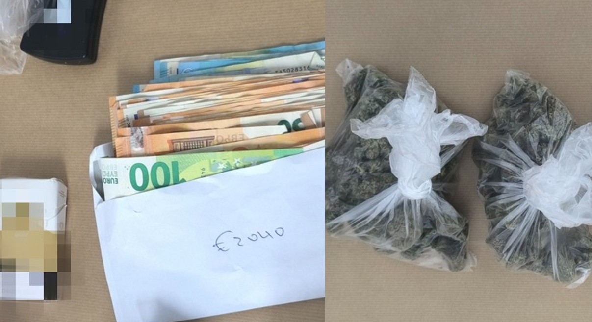 ΦΩΤΟ: Προσέκρουσε σε περιπολικό 26χρονος, πιάστηκε με ναρκωτικά και μεγάλο χρηματικό ποσό