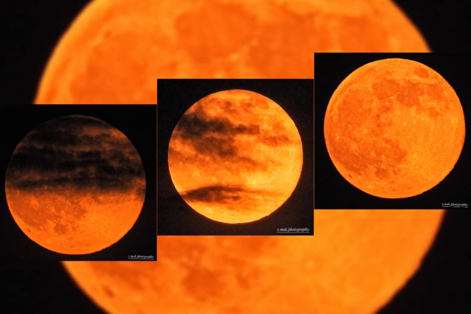 Εντυπωσιακές εικόνες: Το «φεγγάρι του Κάστορα» φώτισε τον κυπριακό ουρανό