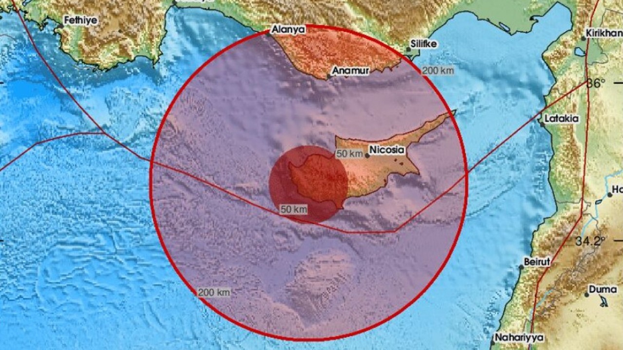 Νέος σεισμός έγινε αισθητός στην Κύπρο, οι πρώτες πληροφορίες