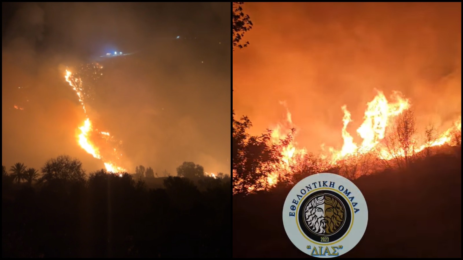 Ολονύχτια μάχη με τις φλόγες στην Πάφο, πιάνουν ξανά δουλεία με το πρώτο φως τα πτητικά μέσα (ΒΙΝΤΕΟ)