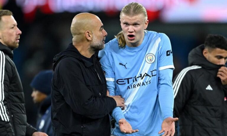 Έντονος διάλογος ανάμεσα σε Γκουαρδιόλα και Χάαλαντ