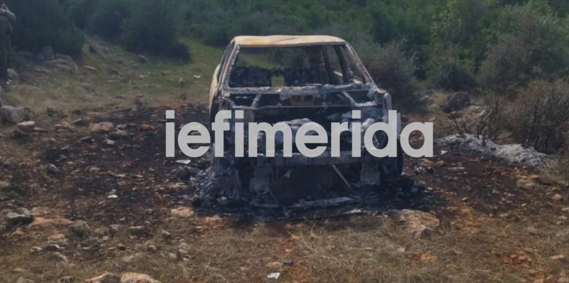 Θρίλερ με απανθρακωμένη σορό που εντοπίστηκε σε όχημα στη Βοιωτία (ΦΩΤΟ)