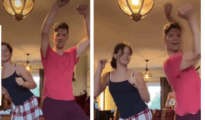 Σάκης Ρουβάς: Μας δείχνει το υπέροχο σαλόνι του και χορεύει με την κούκλα κόρη του