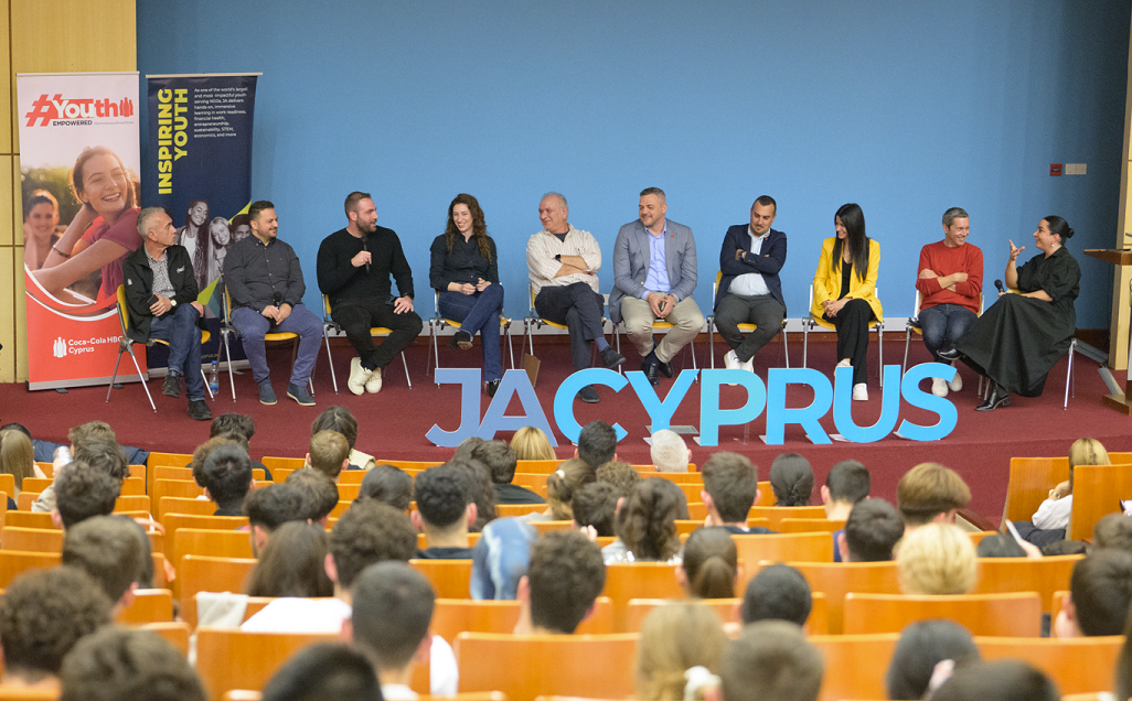 Μαζική συμμετοχή στο Kick-Off του προγράμματος «Μαθητική Επιχείρηση» του JΑ Cyprus με τα στελέχη της Coca-Cola HBC Κύπρου