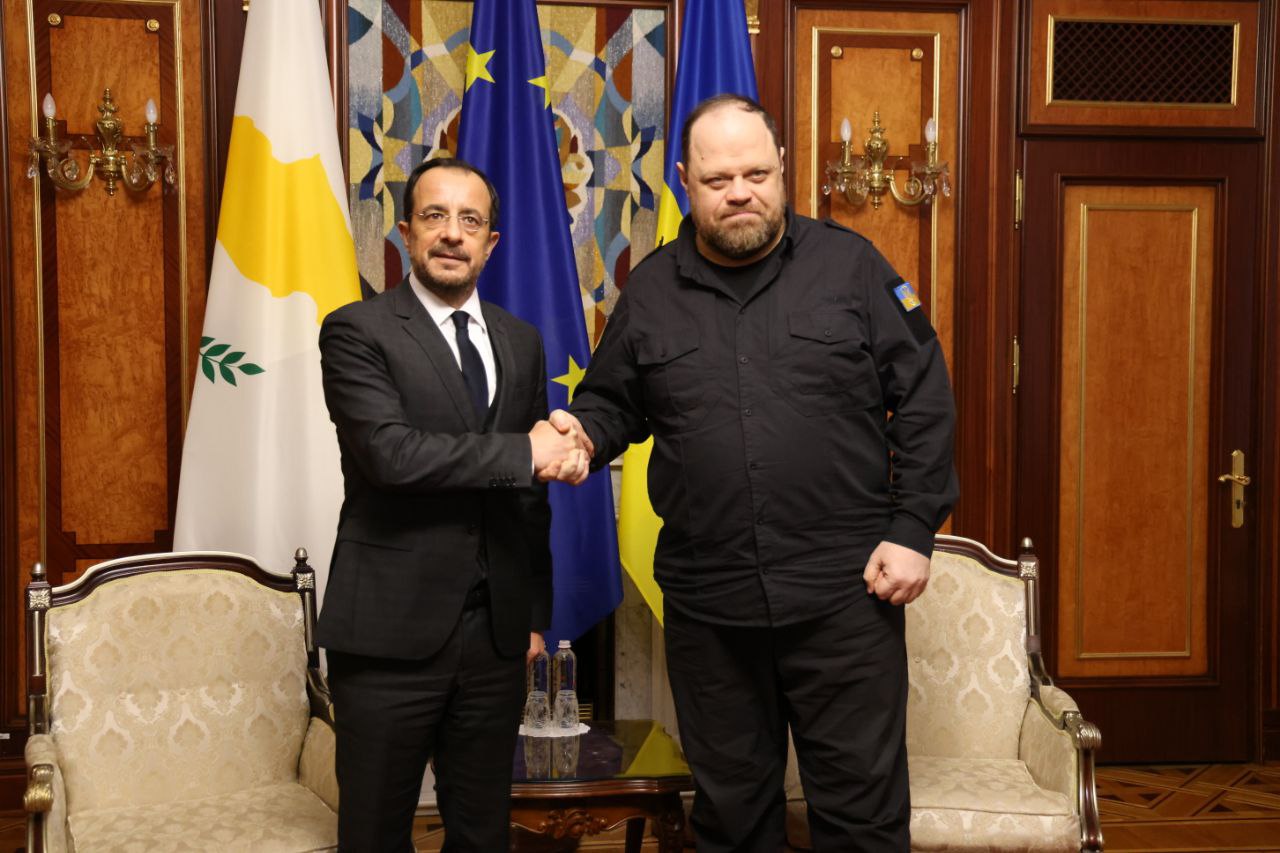 Στο Ουκρανικό Κοινοβούλιο ο Χριστοδουλίδης