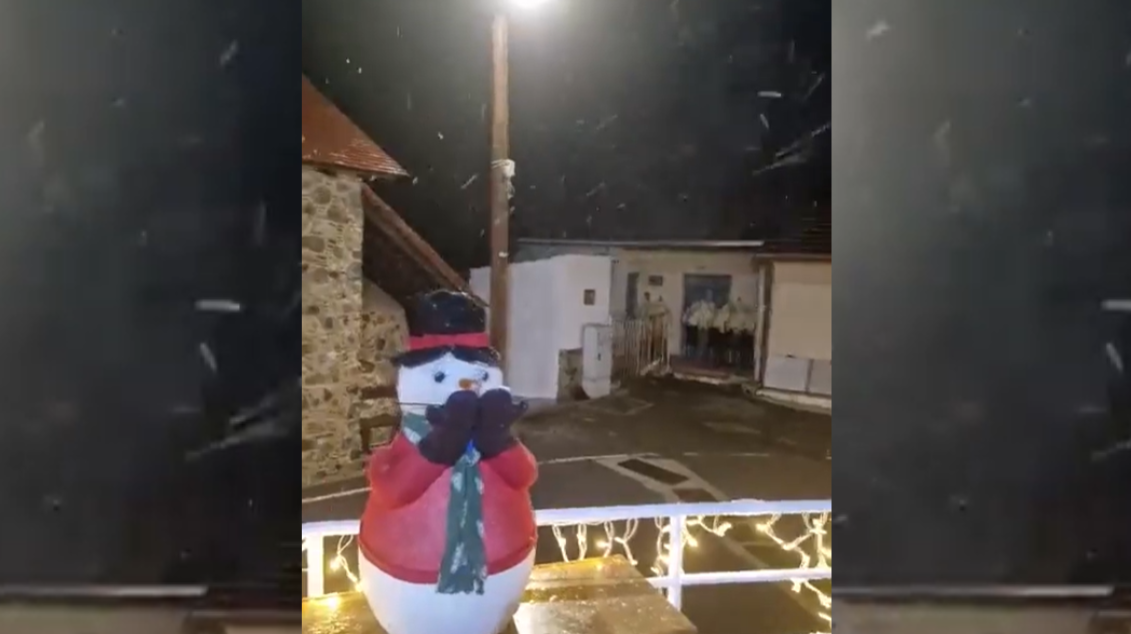 ΒΙΝΤΕΟ: Έπεσαν τα πρώτα χιόνια στα ορεινά