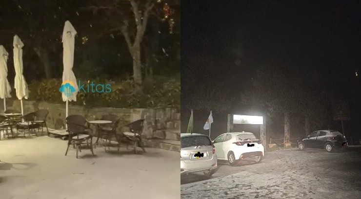 Για πρώτη φορά για φέτος το Τρόοδος στα λευκά, μαγευτικές εικόνες