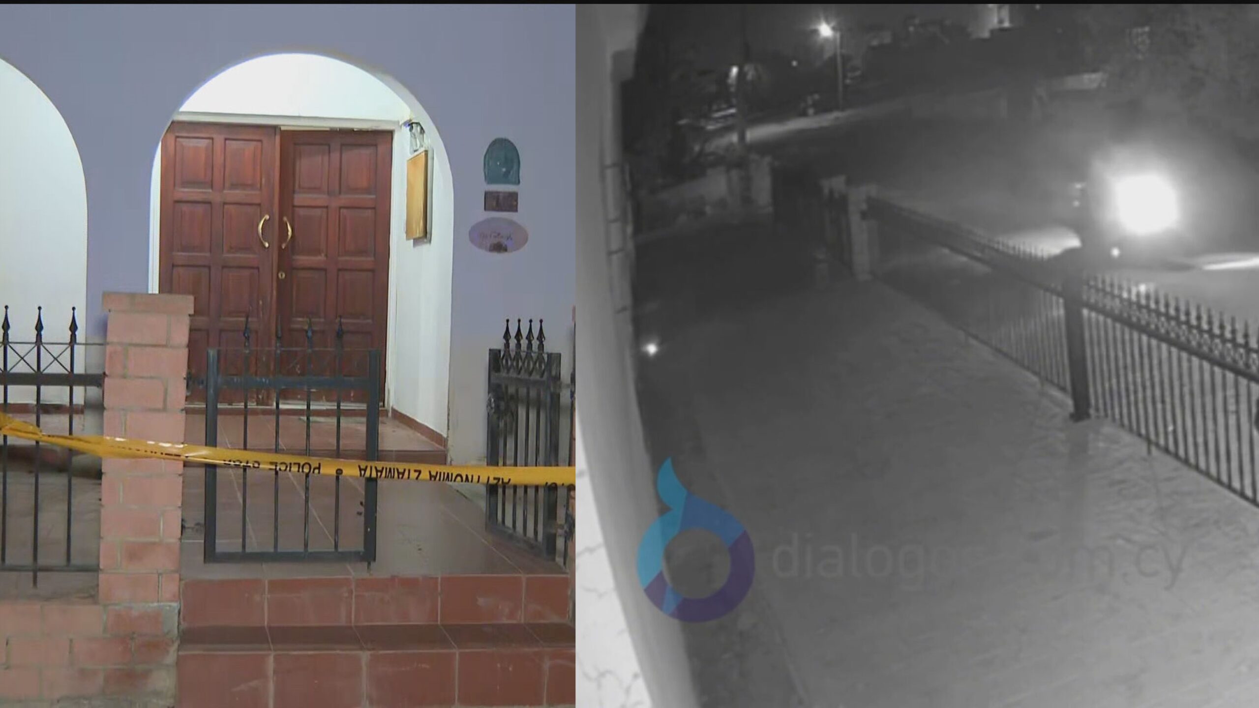 ΒΙΝΤΕΟ: Καρέ καρέ η επίθεση στο σπίτι του ζωγράφου Γιώργου Γαβριήλ, περιπολούσε η Αστυνομία