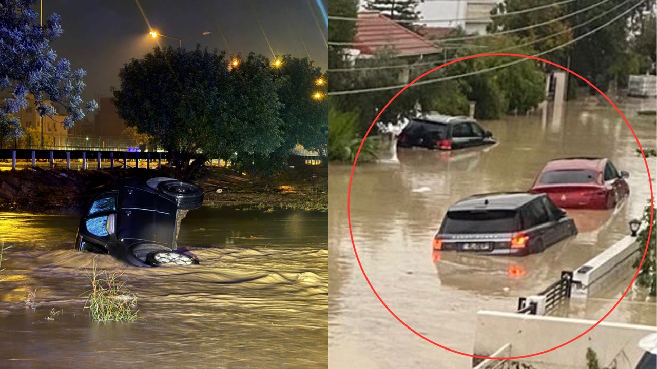 ΒΙΝΤΕΟ: Απίστευτες εικόνες στα κατεχόμενα λόγω της κακοκαιρίας, κλειστά και τα σχολεία