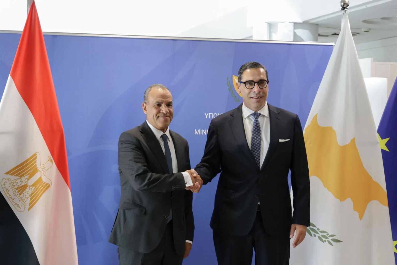 Συμφώνησαν για Τριμερή Κύπρου-Ελλάδας-Αιγύπτου στο Κάιρο Κόμπος κι Αμπντελάτι