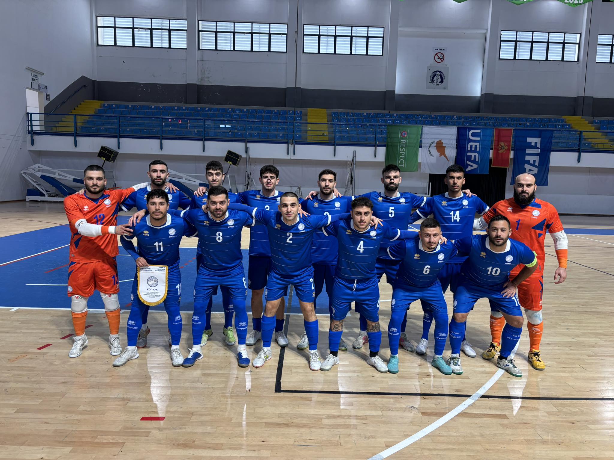 Ήττα στο δεύτερο φιλικό από το Μαυροβούνιο για την Εθνική Futsal