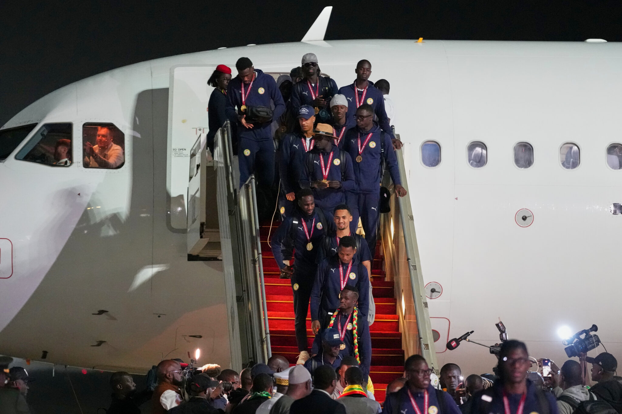 Παρέλαση στο Ντακάρ για τη θριαμβεύτρια του Κυπέλλου Εθνών Αφρικής Σενεγάλη