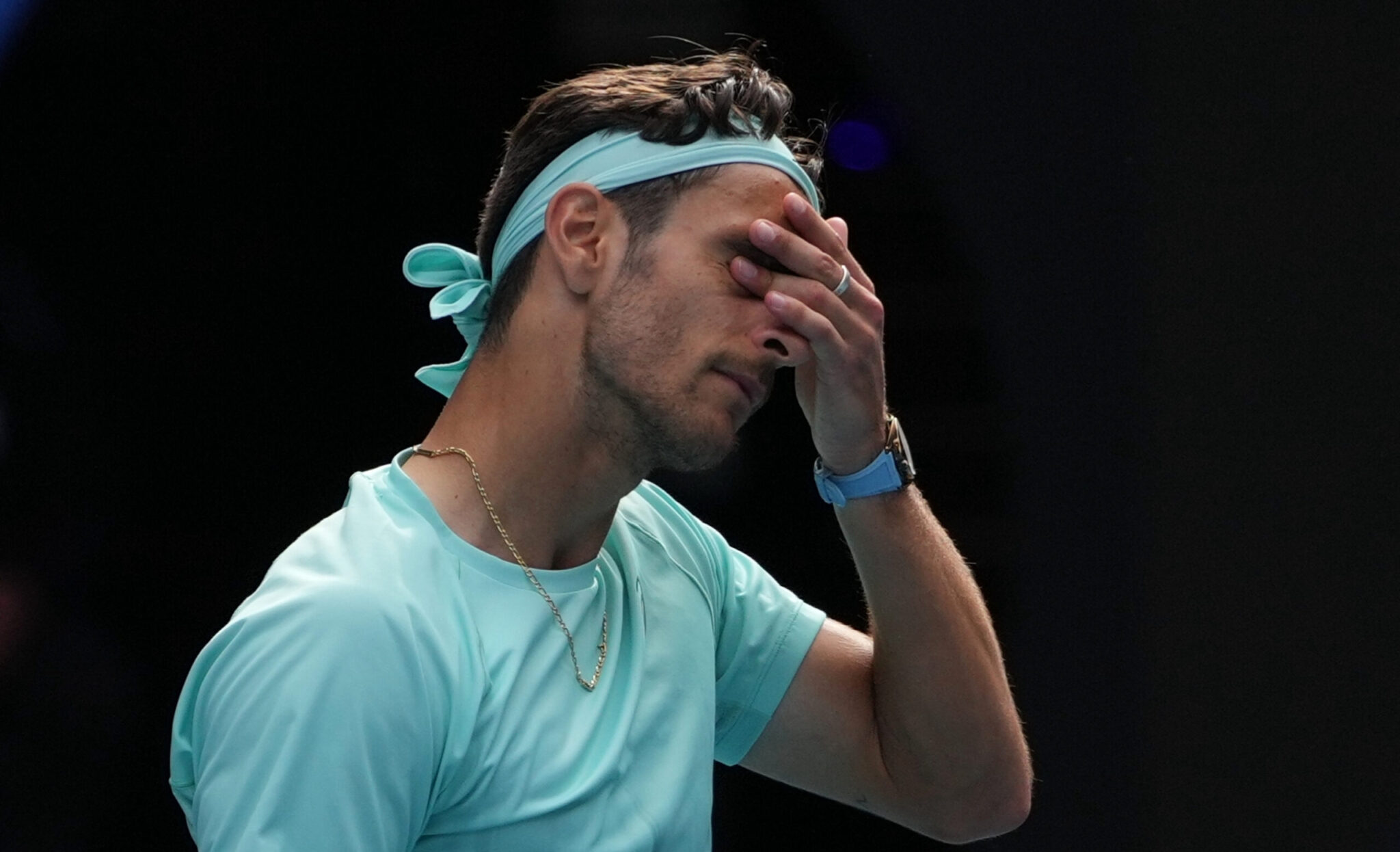 Australian Open: Αν και νικούσε τον Τζόκοβιτς με 2-0 σετ, εγκατέλειψε ο Μουζέτι (ΒΙΝΤΕΟ)