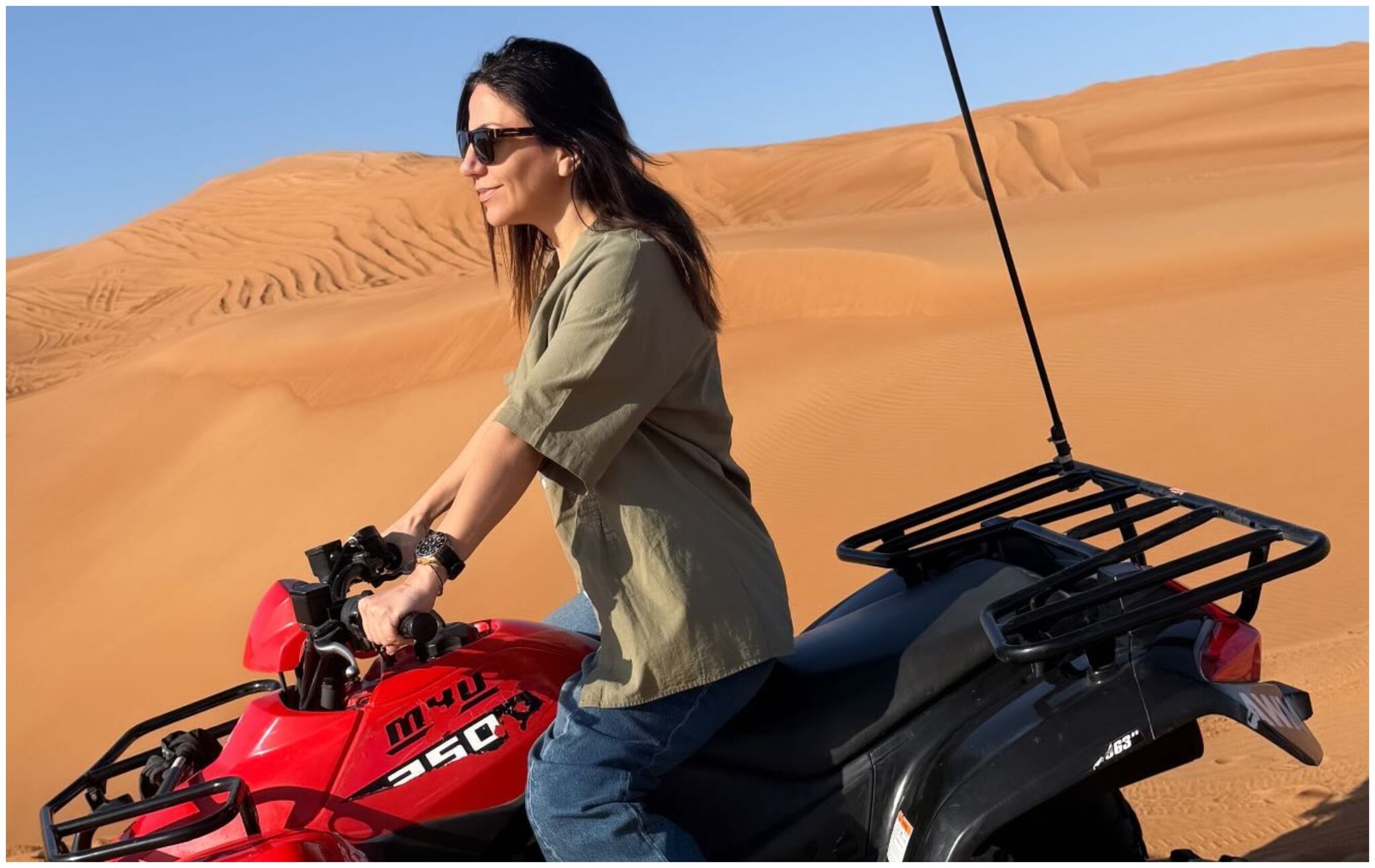 Κατερίνα Αγαπητού: Sandboarding και safari στο Ντουμπάι (ΕΙΚΟΝΕΣ & ΒΙΝΤΕΟ)