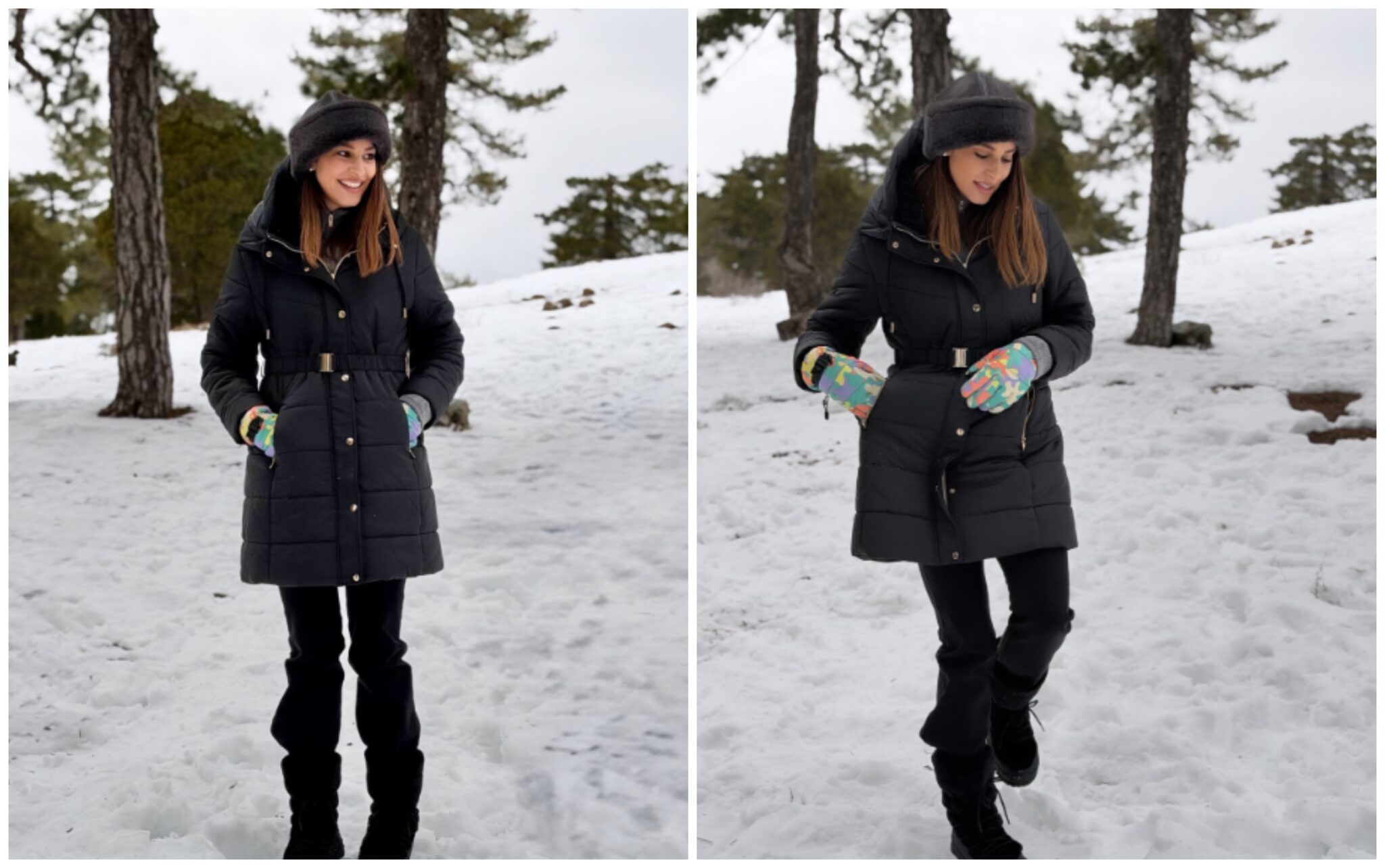 Κωνσταντίνα Ευριπίδου: Οικογενειακές στιγμές στο χιονισμένο Τρόοδος (ΦΩΤΟ)