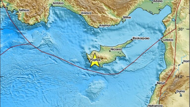 Νέα σεισμική δόνηση στην Κύπρο, οι πρώτες πληροφορίες