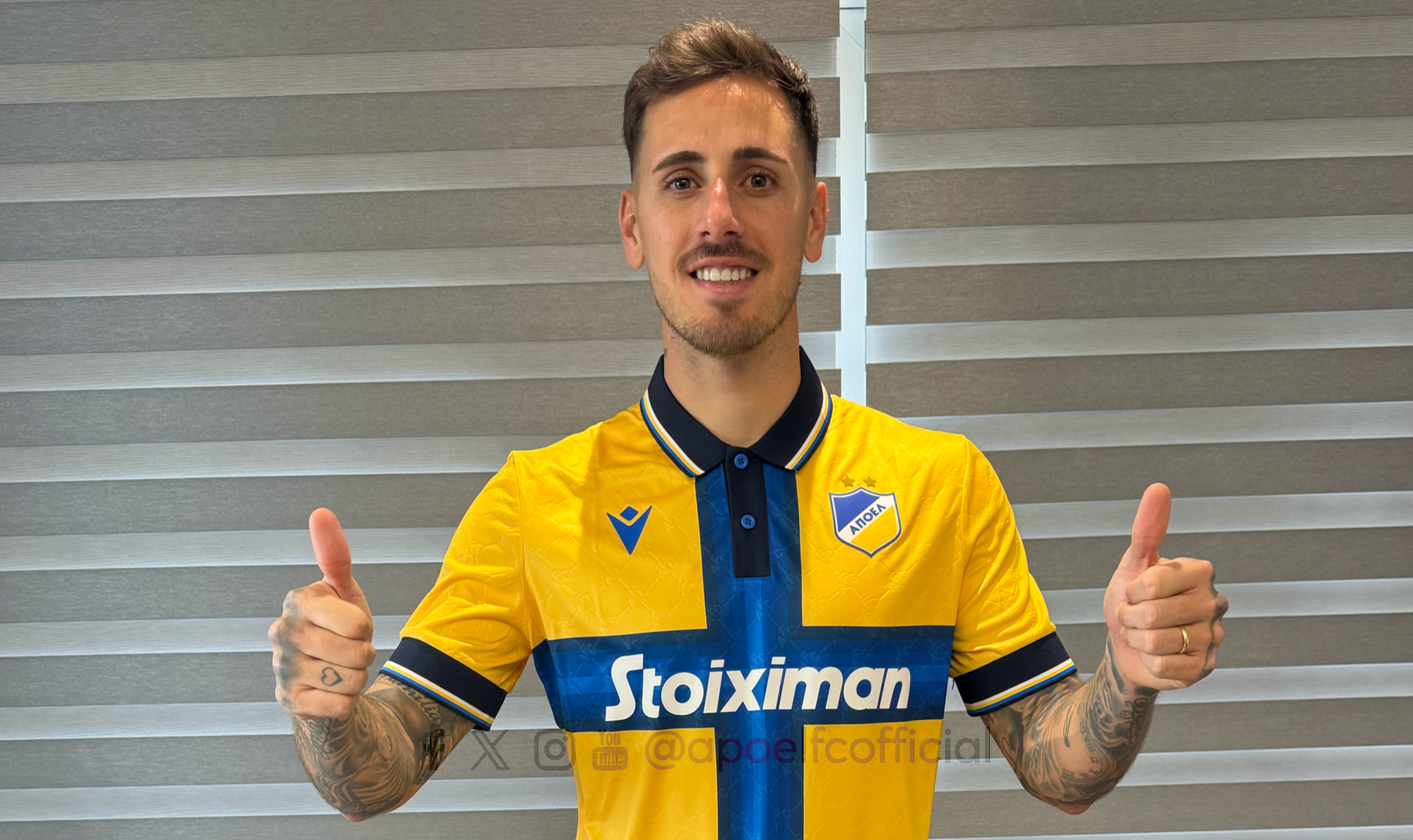 Ανακοίνωσε Μαντσίνι ο ΑΠΟΕΛ – Η διάρκεια της συμφωνίας