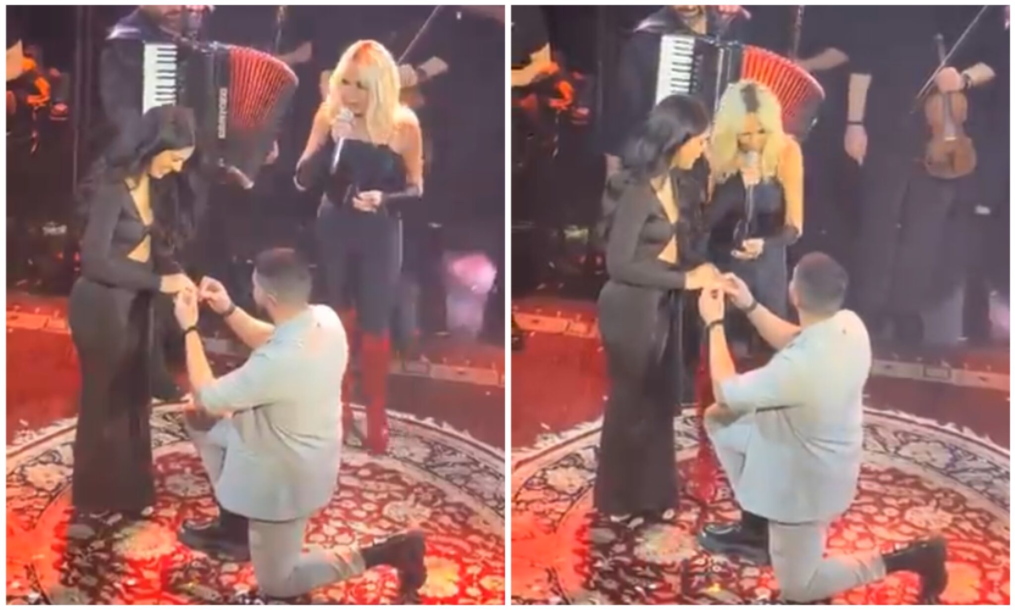 Νεαρός Κύπριος έκανε πρόταση γάμου στη σκηνή με «κουμπάρα» την Άννα Βίσση (BINTEO)