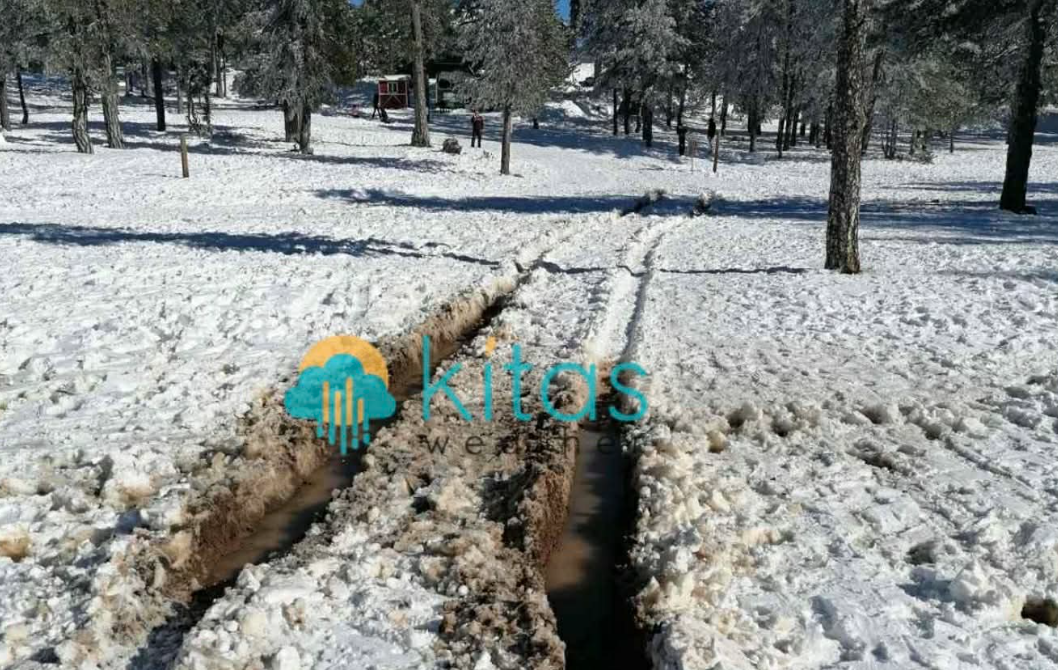 Μπήκαν με 4Χ4 σε πίστα σκι του Τροόδους και την κατέστρεψαν (ΦΩΤΟ)