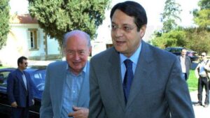 Θλίψη για το θάνατο του Γ. Βασιλείου εκφράζει ο τέως ΠτΔ Ν. Αναστασιάδης